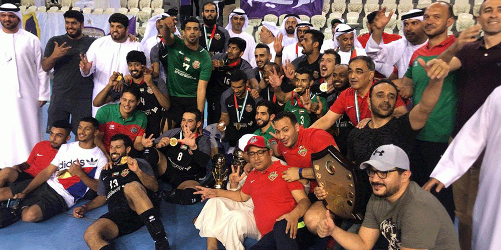 Shabab Alahli crowned the title of President of the State Volleyball Cup