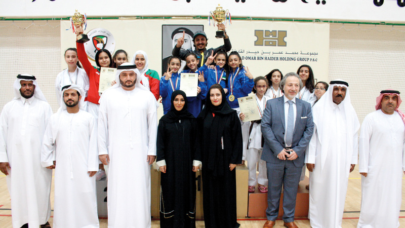 Shabab Alahli tops the first round of Omar Bin Haider Karate Championship