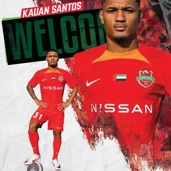 In partnership with sponsor Nissan, Shabab Al-Ahli Club signed with the Brazilian player Quan Santos