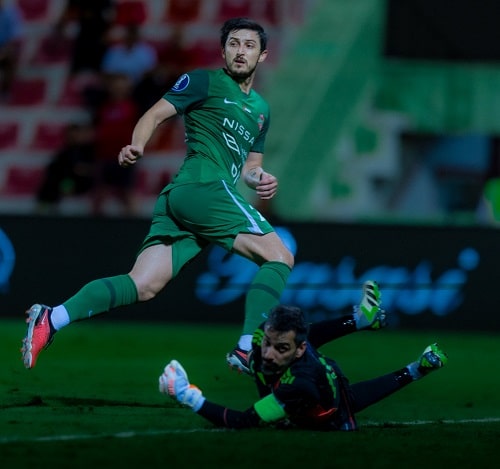 Azmoun’s Brace Guides Shabab Al Ahli to 2-0 Win Over Ajman in ADIB Cup